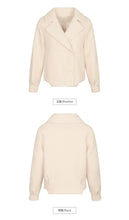 Load image into Gallery viewer, 2018 Winter new women's lapel double-breasted warm coat socialite coat 93061
