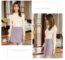 Load image into Gallery viewer, Winter 2018 New Women's Decoration Bottom Sweaters Leisure Bottom Knitted Sweaters 73037