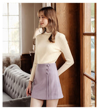 Load image into Gallery viewer, Winter 2018 New Women's Decoration Bottom Sweaters Leisure Bottom Knitted Sweaters 73037