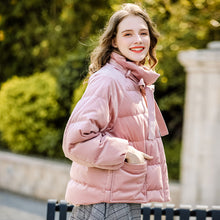 Load image into Gallery viewer, New winter 2008 women's retro white duck down warm jacket short-style thickened down jacket 97123