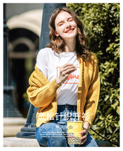 Load image into Gallery viewer, 2018 New brand women's clothing women's loose sweater sweater sweater jacket 73063
