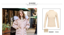 Load image into Gallery viewer, New Winter Female White Duck Down Mid-long Suit with Fur Collar and Warm Down Garment 93029