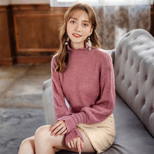 Load image into Gallery viewer, 2018 Winter New Women's Trumpet Sleeve Hanger Wool Coaters 73057