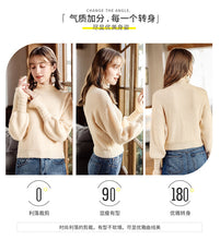 Load image into Gallery viewer, 2018 Winter New Women's Trumpet Sleeve Hanger Wool Coaters 73057
