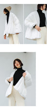 Load image into Gallery viewer, [clearing the warehouse and killing 228 yuan without refund or replacement] 90% of women in short loose down jacket, white down jacket, 2988