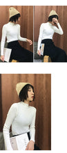 Load image into Gallery viewer, Women's Half-high-collar Long-sleeve Knitted Sweaters in Autumn and Winter of 2018