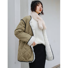 Load image into Gallery viewer, Cotton dress, lamb wool jacket, Korean version cotton jacket 2998