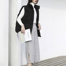 Load image into Gallery viewer, "Clearance seconds kill 156 yuan without refund or change" Korean version of down vest female collar solid color back set of female 2971