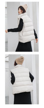 Load image into Gallery viewer, "Clearance seconds kill 156 yuan without refund or change" Korean version of down vest female collar solid color back set of female 2971