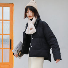 Load image into Gallery viewer, [Clearing the warehouse and killing 196 yuan without refund or replacement] Autumn-winter Korean version of high-collar down jacket 3000