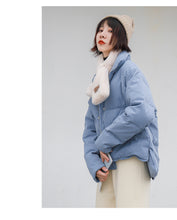 Load image into Gallery viewer, [Clearing the warehouse and killing 196 yuan without refund or replacement] Autumn-winter Korean version of high-collar down jacket 3000