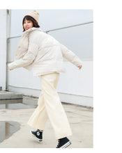 Load image into Gallery viewer, [Clearing the warehouse and killing 196 yuan without refund or replacement] Autumn-winter Korean version of high-collar down jacket 3000