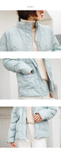 Load image into Gallery viewer, Bright Down Female 2018 Winter Dress Korean Edition Student Pure Collar Female White Duck Down Warming Jacket Tide 3013