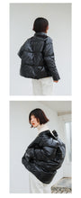 Load image into Gallery viewer, Bright Down Female 2018 Winter Dress Korean Edition Student Pure Collar Female White Duck Down Warming Jacket Tide 3013