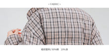 Load image into Gallery viewer, 2008 Autumn and Winter New Korean Edition Thickened Short Jacket Female Chequered 90 White Duck Down Winter Female 3017