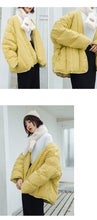 Load image into Gallery viewer, [clearing the warehouse and killing 228 yuan without refund or replacement] 90% of women in short loose down jacket, white down jacket, 2988