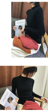Load image into Gallery viewer, Women's Half-high-collar Long-sleeve Knitted Sweaters in Autumn and Winter of 2018