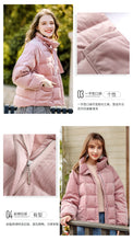 Load image into Gallery viewer, New winter 2008 women's retro white duck down warm jacket short-style thickened down jacket 97123