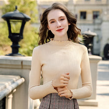 Load image into Gallery viewer, [Publishing Philippines] New Winter 2008 Women's Wear Pure-color Pullover Bottom Sweater Slim Knitted Shirt 79097