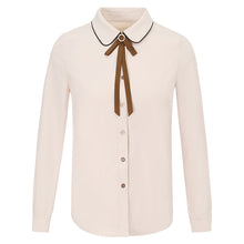 Load image into Gallery viewer, Newly fashioned woven single-row bottom-buttoned blouse, lady's shirt 53102 in winter of 2019