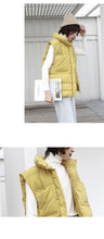 Load image into Gallery viewer, "Clearance seconds kill 156 yuan without refund or change" Korean version of down vest female collar solid color back set of female 2971