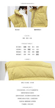 Load image into Gallery viewer, "Clearance seconds kill 156 yuan without refund or change" Korean version of down vest female collar solid color back set of female 2971