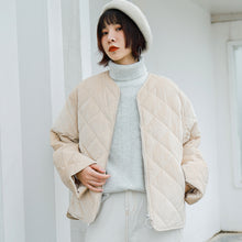 Load image into Gallery viewer, "Clearance seconds kill 156 yuan, no refund, no change" golden velvet short down jacket women down cotton jacket 3006