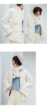 Load image into Gallery viewer, [Clearance Seconds Kill 196 Yuan, No Return, No Exchange] Lamb Wool Spells Short Down Jacket Women 3007