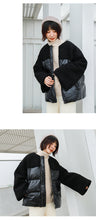 Load image into Gallery viewer, [Clearance Seconds Kill 196 Yuan, No Return, No Exchange] Lamb Wool Spells Short Down Jacket Women 3007
