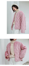 Load image into Gallery viewer, "Clearance seconds kill 156 yuan, no refund, no change" golden velvet short down jacket women down cotton jacket 3006