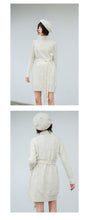 Load image into Gallery viewer, Rabbit velvet core-spun yarn sweater with bottom and high neck knitted sweater 9547