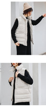 Load image into Gallery viewer, "Clearance seconds kill 156 yuan without refund or change" Korean version of down vest female collar solid color back set of female 2971