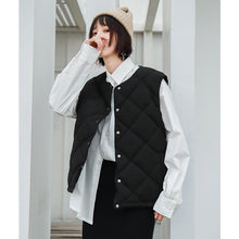 Load image into Gallery viewer, "Clearance seconds kill 136 yuan without refund or change" autumn and winter solid color down vest sleeveless down jacket 2997 for women