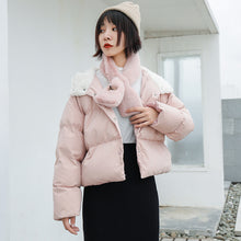 Load image into Gallery viewer, [Clearing the warehouse and killing 148 yuan per second without refund or replacement] Hat, long sleeve, high collar bread jacket, cotton jacket, 3012