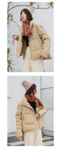 Load image into Gallery viewer, [Clearing the warehouse and killing 196 yuan without refund or replacement] Autumn-winter Korean version of high-collar down jacket 3000