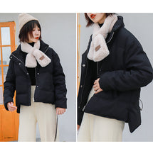 Load image into Gallery viewer, [Clearing the warehouse and killing 196 yuan without refund or replacement] Autumn-winter Korean version of high-collar down jacket 3000