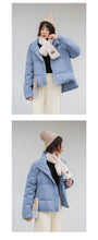 Load image into Gallery viewer, [Clearing the warehouse and killing 196 yuan without refund or replacement] Autumn-winter Korean version of high-collar down jacket 3000