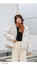 Load image into Gallery viewer, [Clearing the warehouse and killing 196 yuan without refund or replacement] Autumn-winter Korean version of high-collar down jacket 3000