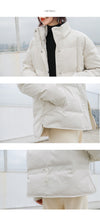 Load image into Gallery viewer, [Clearing the warehouse and killing 196 yuan without refund or replacement] Autumn-winter Korean version of high-collar down jacket 3000