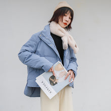 Load image into Gallery viewer, [Clearing the warehouse and killing 196 yuan without refund or replacement] Autumn-winter Korean version of high-collar down jacket 3000
