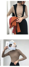Load image into Gallery viewer, Women's Half-high-collar Long-sleeve Knitted Sweaters in Autumn and Winter of 2018
