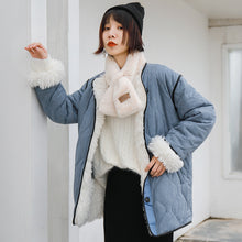 Load image into Gallery viewer, Cotton dress, lamb wool jacket, Korean version cotton jacket 2998