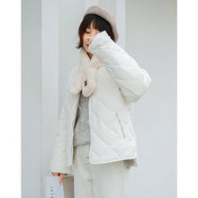 Load image into Gallery viewer, "Clearance seconds kill 156 yuan, no refund, no change" golden velvet short down jacket women down cotton jacket 3006