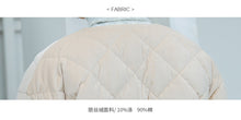 Load image into Gallery viewer, "Clearance seconds kill 156 yuan, no refund, no change" golden velvet short down jacket women down cotton jacket 3006