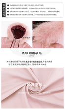 Load image into Gallery viewer, New Winter 2008 Women's Wear Thickened Long Cap Leisure Coat Large Hair Neck Down Garment 93076