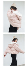 Load image into Gallery viewer, [Clearing the warehouse and killing 148 yuan per second without refund or replacement] Hat, long sleeve, high collar bread jacket, cotton jacket, 3012