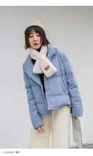 Load image into Gallery viewer, [Clearing the warehouse and killing 196 yuan without refund or replacement] Autumn-winter Korean version of high-collar down jacket 3000
