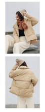 Load image into Gallery viewer, [Clearing the warehouse and killing 196 yuan without refund or replacement] Autumn-winter Korean version of high-collar down jacket 3000