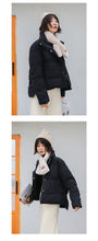 Load image into Gallery viewer, [Clearing the warehouse and killing 196 yuan without refund or replacement] Autumn-winter Korean version of high-collar down jacket 3000