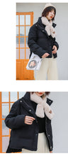 Load image into Gallery viewer, [Clearing the warehouse and killing 196 yuan without refund or replacement] Autumn-winter Korean version of high-collar down jacket 3000